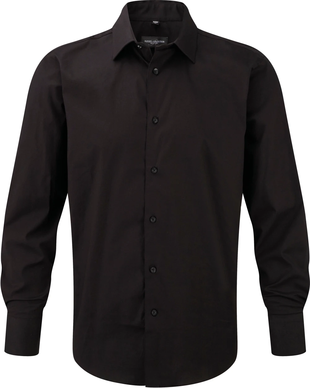 RUSSELL Men's Long Sleeve Easy Care Fitted Shirt Hemden personalisierbar