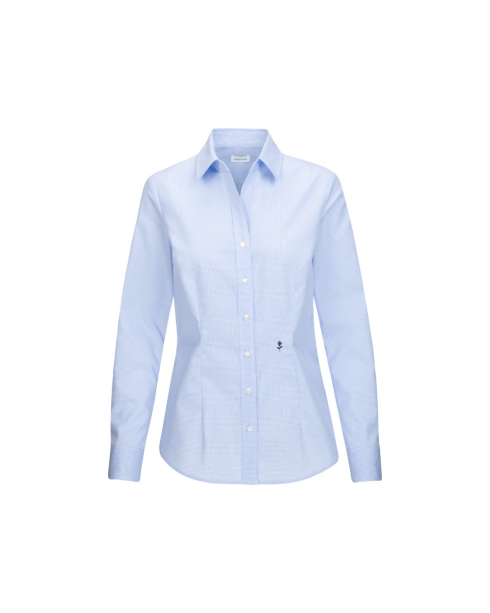 Chemises personnalisable SEIDENSTICKER Womens Blouse Slim Fit Check/Stripes Longsleeve