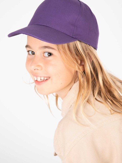 Casquettes à personnaliser K-UP Casquette enfant en coton - 5 panneaux 