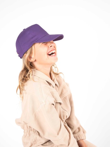 Casquettes à personnaliser K-UP Casquette enfant en coton - 5 panneaux 