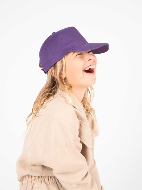 Casquettes à personnaliser K-UP Casquette enfant en coton - 5 panneaux 