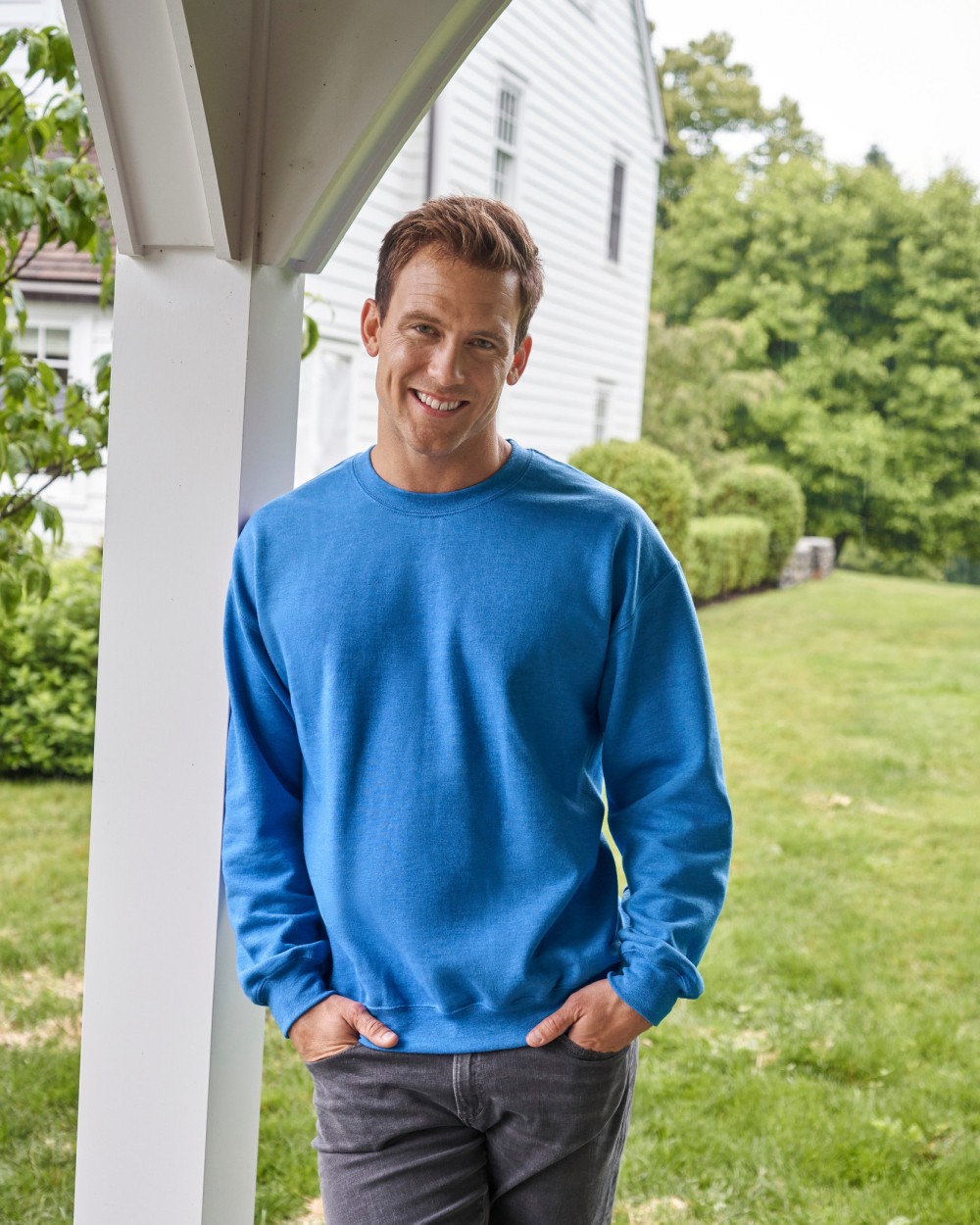 Sweaters & hoodies GILDAN Heavy Blend™ Adult Sweater met ronde hals voor bedrukking &amp; borduring