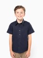 Chemises à personnaliser KARIBAN Chemise popeline manches courtes enfant 