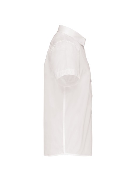 KARIBAN Chemise popeline manches courtes enfant /api/colors/7a92cd2d-10d2-40b4-928b-296bb7487506 personnalisable