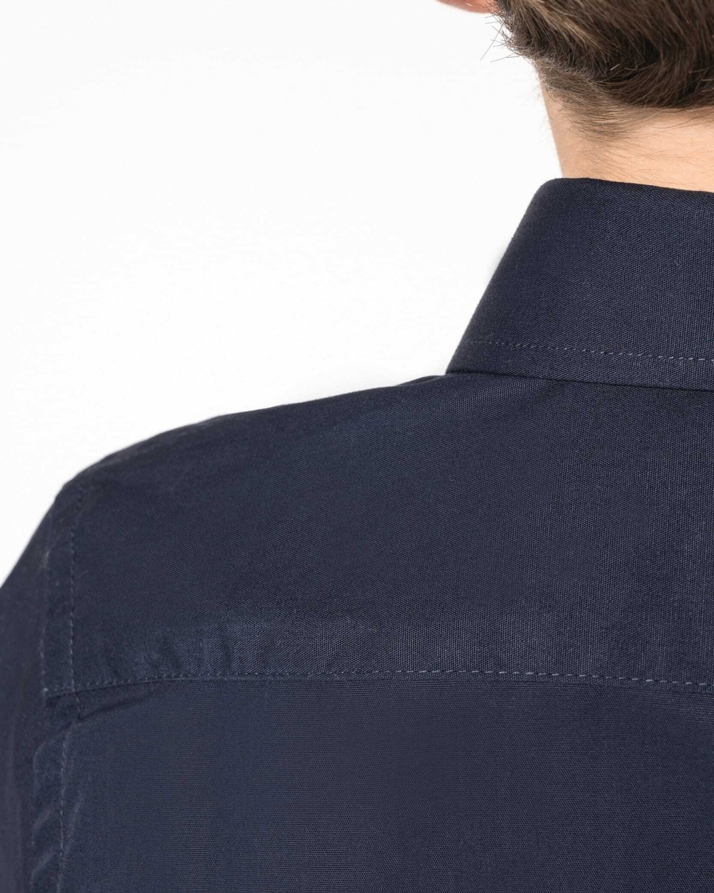 Hemden KARIBAN Kinder poplin overhemd korte mouwen voor bedrukking &amp; borduring