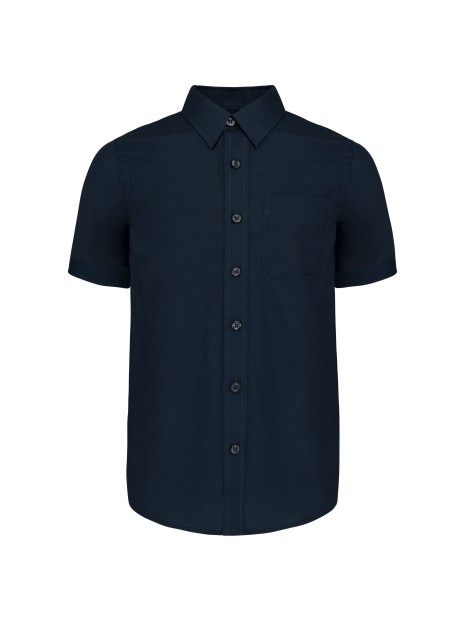 KARIBAN Chemise popeline manches courtes enfant /api/colors/b68891a9-1d28-4f7a-8deb-775c45027afd personnalisable