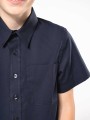 Chemises à personnaliser KARIBAN Chemise popeline manches courtes enfant 