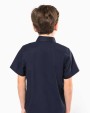 Hemden KARIBAN Kinder poplin overhemd korte mouwen voor bedrukking &amp; borduring