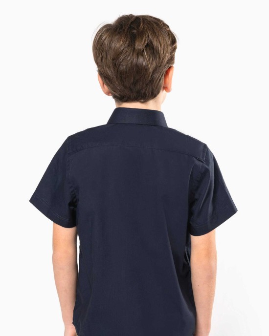 Chemises personnalisable Kariban Chemise popeline manches courtes enfant