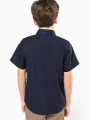 Chemises à personnaliser KARIBAN Chemise popeline manches courtes enfant 