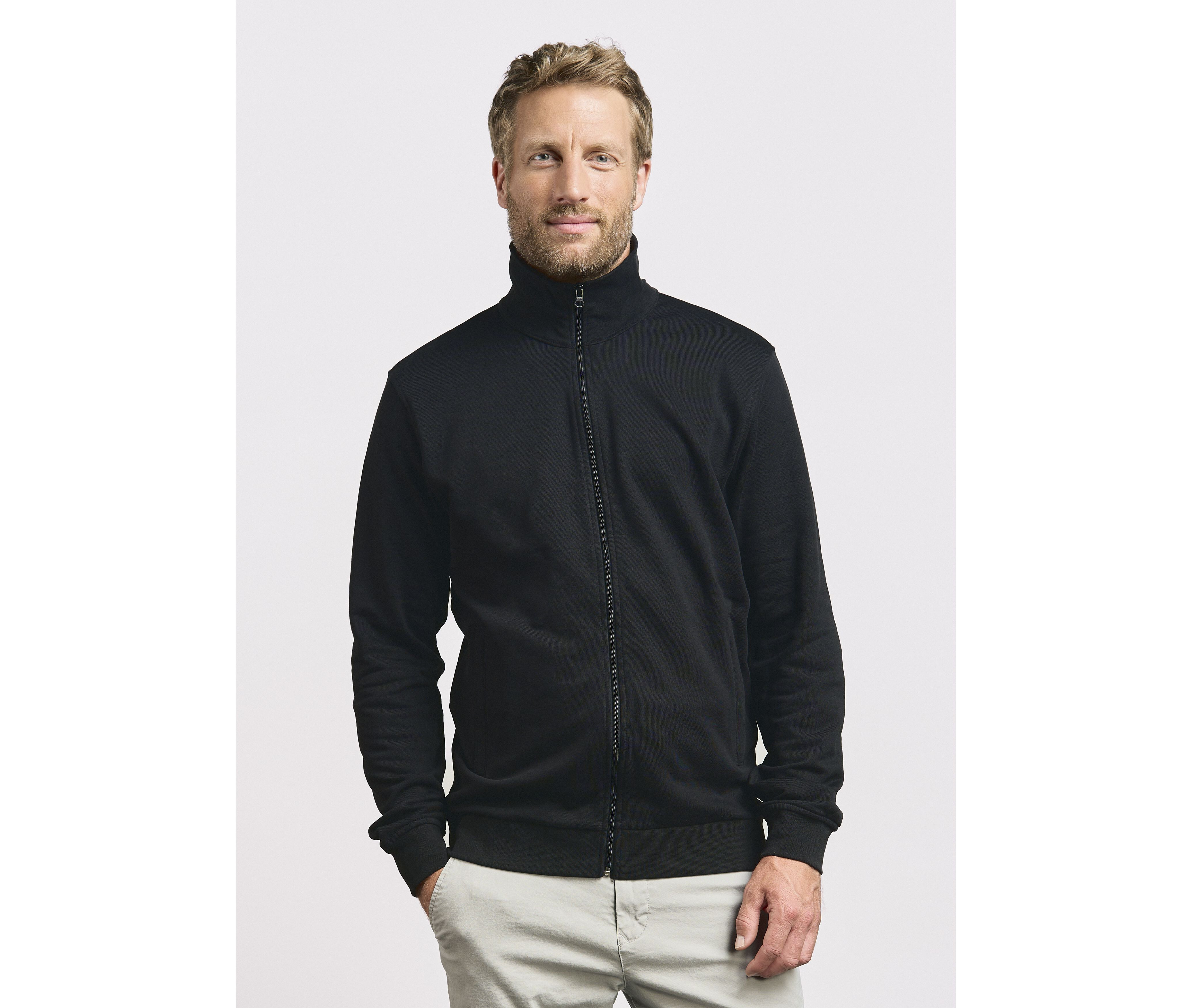 Sweat-shirts personnalisable PROMODORO MEN’S JACKET STAND-UP COLLAR