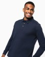 Polos personnalisable KARIBAN Polo jersey manches longues homme