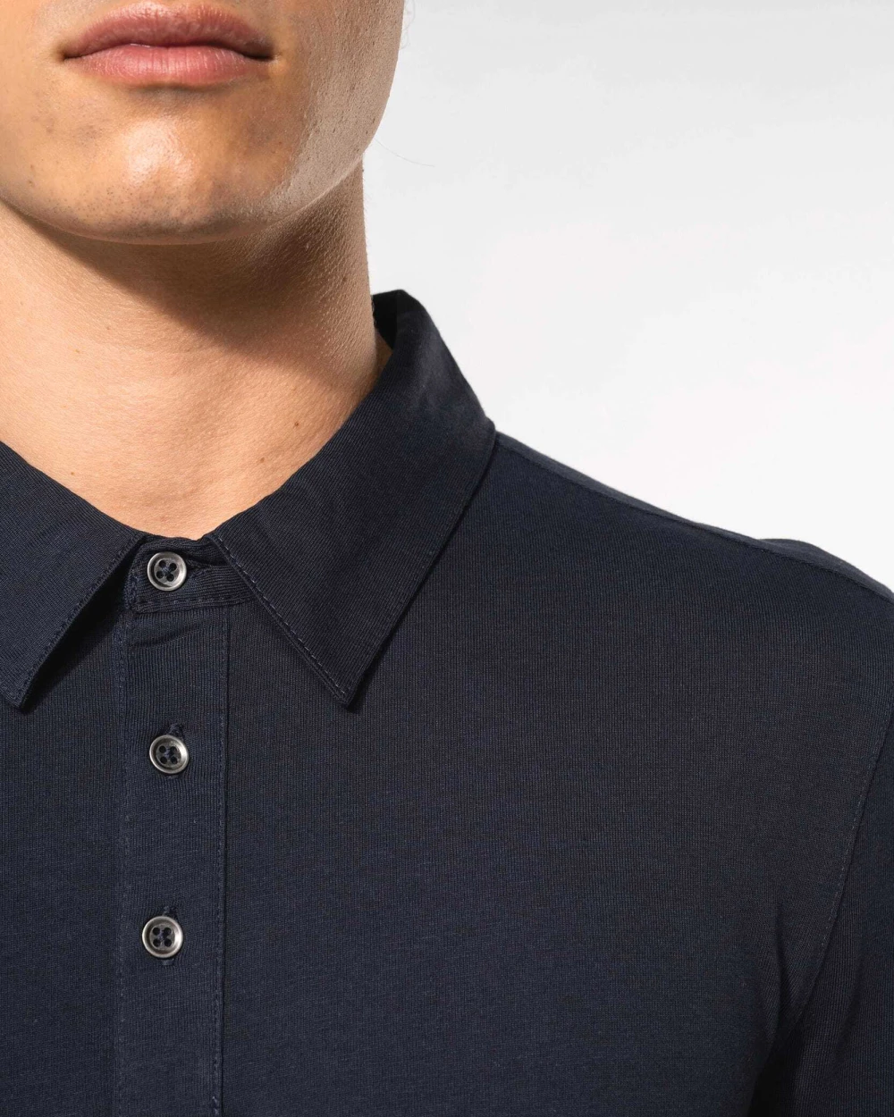 Polos personnalisable KARIBAN Polo jersey manches longues homme