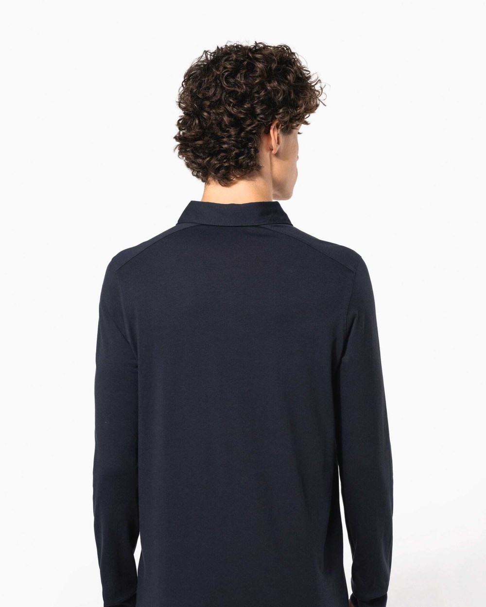 Polo's KARIBAN Herenpolo lange mouwen van jersey voor bedrukking &amp; borduring