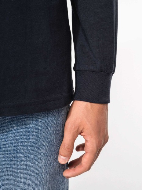 Polos à personnaliser KARIBAN Polo jersey manches longues homme 