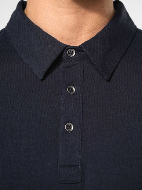 Polos à personnaliser KARIBAN Polo jersey manches longues homme 