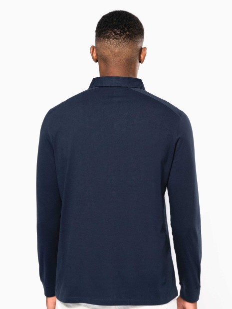 Polos à personnaliser KARIBAN Polo jersey manches longues homme 