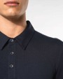 KARIBAN Langarm-Polohemd für Herren aus Jersey Poloshirts personalisierbar