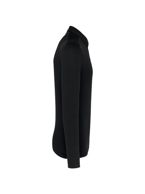 KARIBAN Polo jersey manches longues homme /api/colors/b9fdad4a-5e94-45cb-8c03-c08b349b28c3 personnalisable