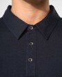 KARIBAN Langarm-Polohemd für Herren aus Jersey Poloshirts personalisierbar