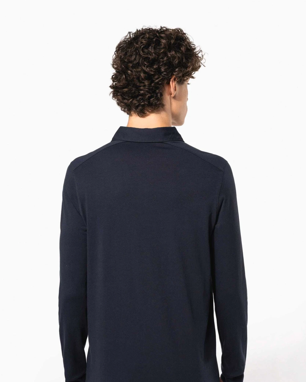 Polo's KARIBAN Herenpolo lange mouwen van jersey voor bedrukking &amp; borduring