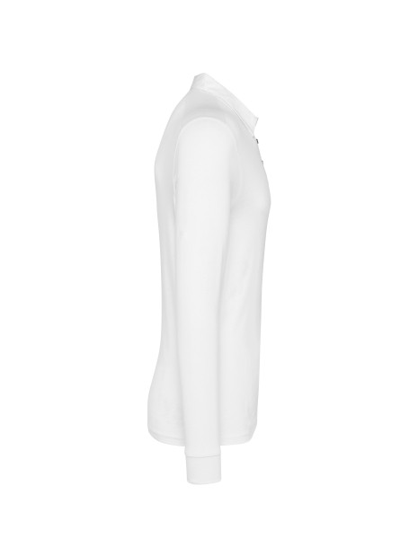 KARIBAN Polo jersey manches longues homme /api/colors/7a92cd2d-10d2-40b4-928b-296bb7487506 personnalisable