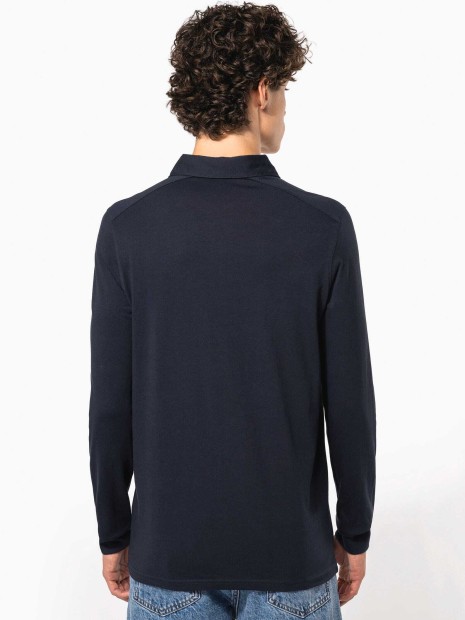 Polos à personnaliser KARIBAN Polo jersey manches longues homme 