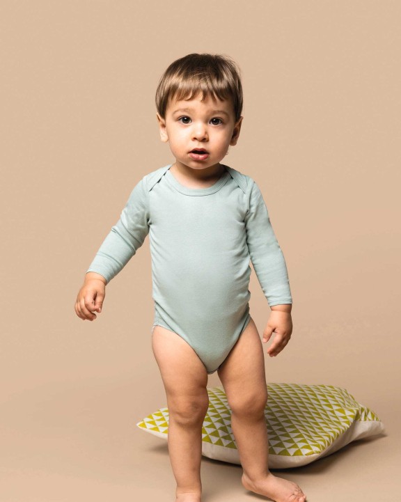 Jassen KARIBAN Baby body van biologisch katoen voor bedrukking &amp; borduring