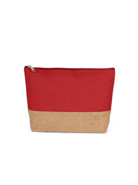 KIMOOD Pochette en toiles de coton et jute /api/colors/82f22309-f425-4b65-b9af-4bb7b5a6c47a personnalisable