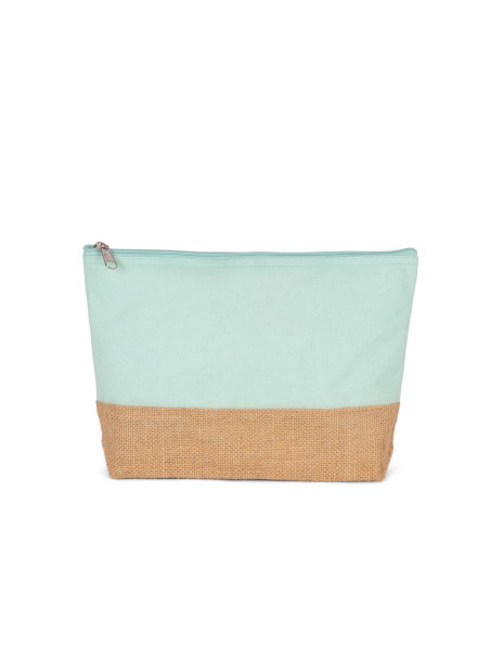 KIMOOD Pochette en toiles de coton et jute /api/colors/721461d5-c212-476d-9bd5-80f14b496592 personnalisable