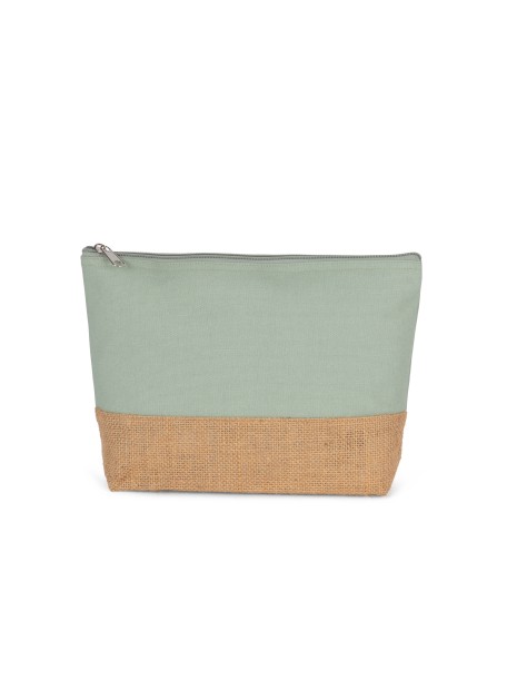 KIMOOD Pochette en toiles de coton et jute /api/colors/5fdba5d3-9d31-45cf-8708-172b918226a6 personnalisable