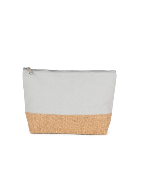 KIMOOD Pochette en toiles de coton et jute /api/colors/37df08cc-7eb3-41cb-885b-a59e76a8dab9 personnalisable