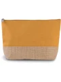 KIMOOD Pochette en toiles de coton et jute  personnalisable