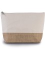 KIMOOD Pochette en toiles de coton et jute /api/colors/e4673c21-e8cb-492b-aa0c-b227b8618401 personnalisable