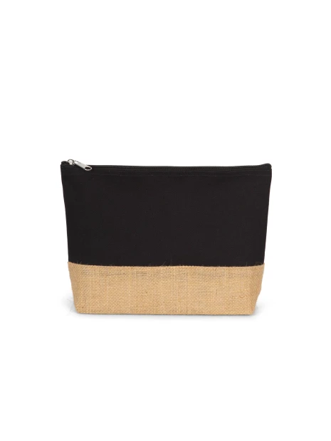 KIMOOD Pochette en toiles de coton et jute /api/colors/370c0efc-c3c6-4a03-a9d6-97a12577f812 personnalisable