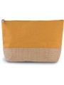 KIMOOD Pochette en toiles de coton et jute  personnalisable