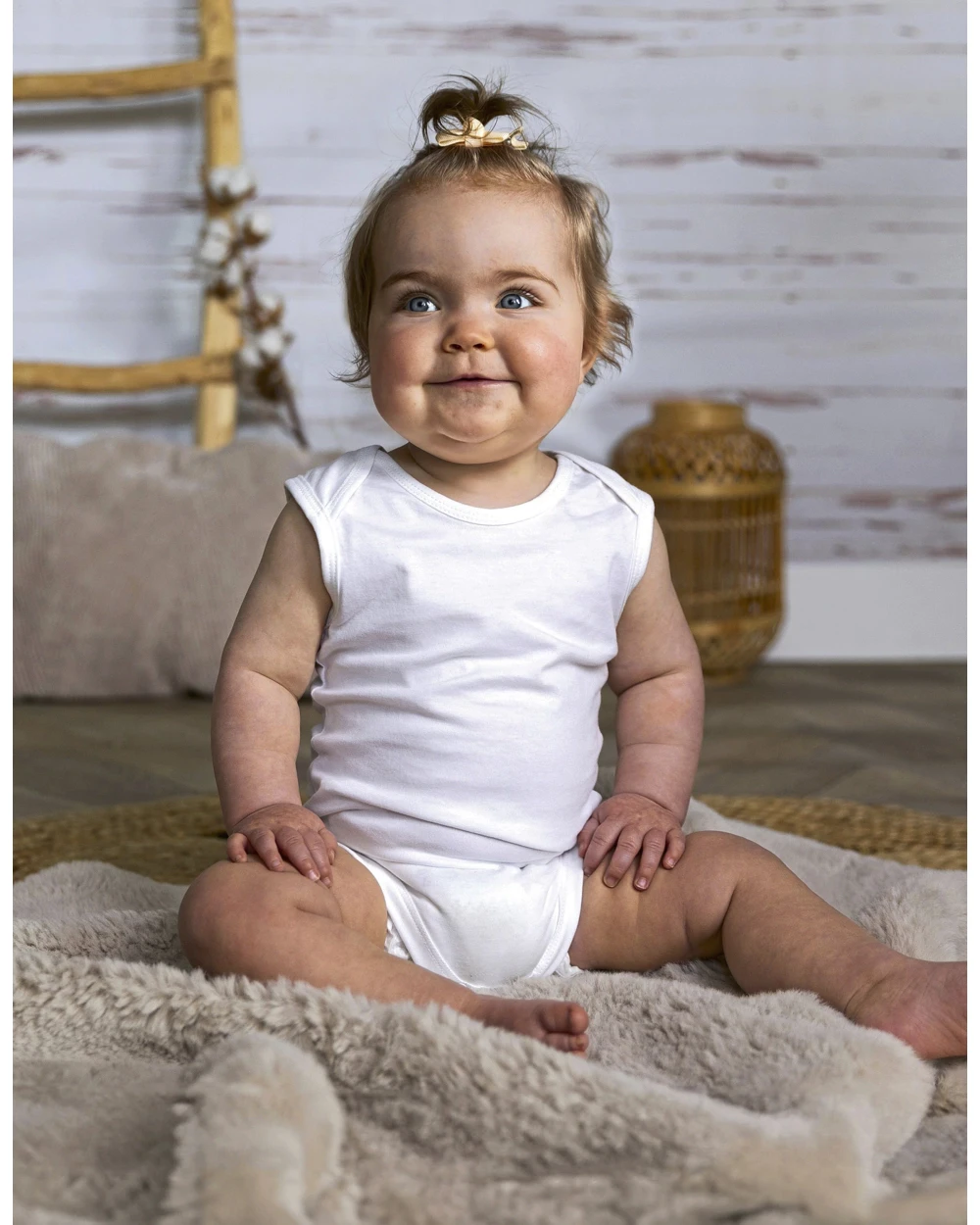 Articles bébés personnalisable LINK KIDS WEAR Organic Baby Bodysuit Sleeveless Rebel 03