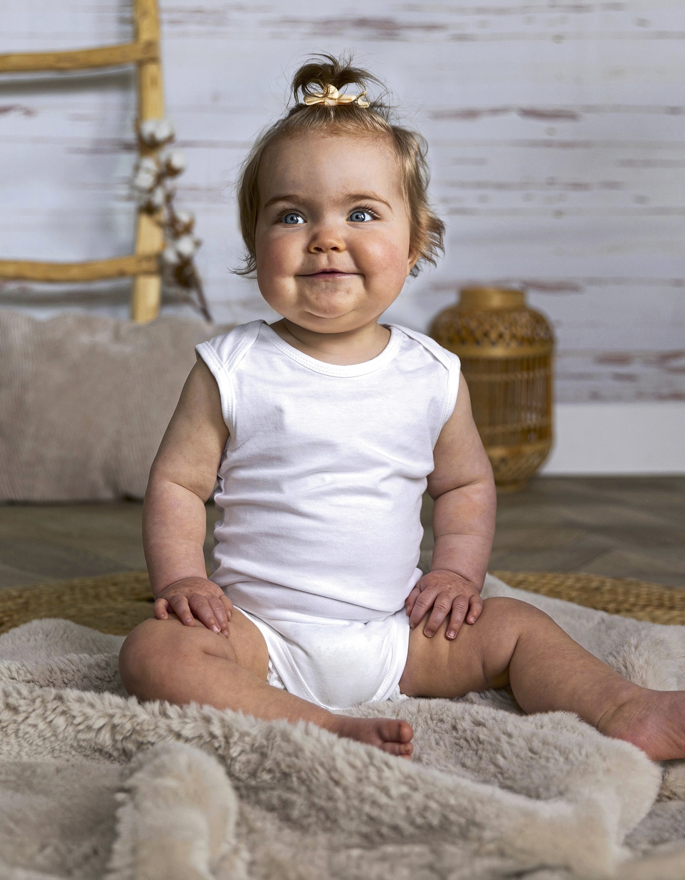 Articles bébés personnalisable LINK KIDS WEAR Organic Baby Bodysuit Sleeveless Rebel 03