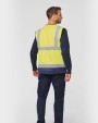 WK. DESIGNED TO WORK Recycelte HI-VIS SICHERHEITSWESTE mit Reißverschluss Warnwesten personalisierbar