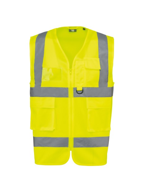 WK. DESIGNED TO WORK Gilet de sécurité haute visibilité recyclé avec zip unisexe /api/colors/a8be2148-39c6-48e4-b074-ca83b6be24cf personnalisable