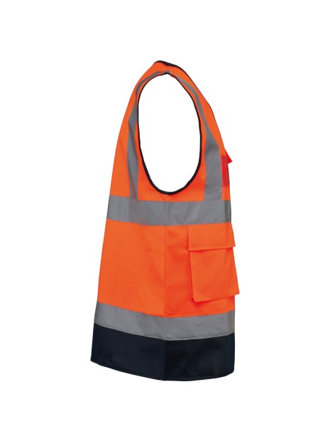 WK. DESIGNED TO WORK Gilet de sécurité haute visibilité recyclé avec zip unisexe /api/colors/280cf50f-5f1d-4b0c-aa02-2c4cd948b4a1 personnalisable