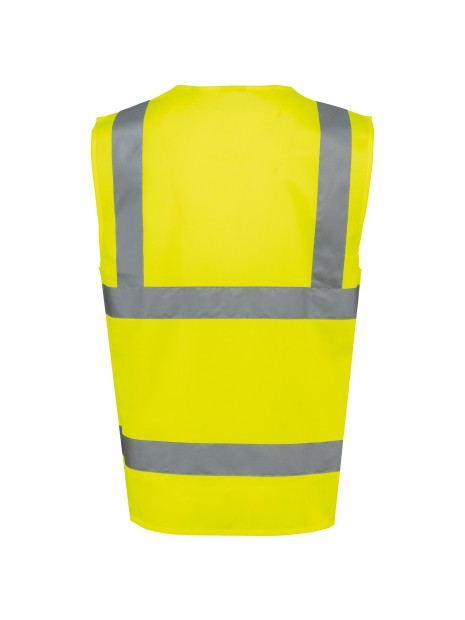 WK. DESIGNED TO WORK Gilet de sécurité haute visibilité recyclé avec zip unisexe /api/colors/a8be2148-39c6-48e4-b074-ca83b6be24cf personnalisable