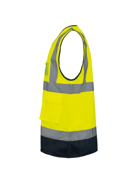 WK. DESIGNED TO WORK Gilet de sécurité haute visibilité recyclé avec zip unisexe /api/colors/6533ef2a-e10a-4578-bbf8-4f6883629883 personnalisable