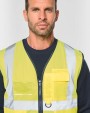 Gilets de sécurité personnalisable WK. DESIGNED TO WORK Gilet de sécurité haute visibilité recyclé avec zip unisexe