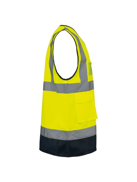WK. DESIGNED TO WORK Gilet de sécurité haute visibilité recyclé avec zip unisexe /api/colors/6533ef2a-e10a-4578-bbf8-4f6883629883 personnalisable