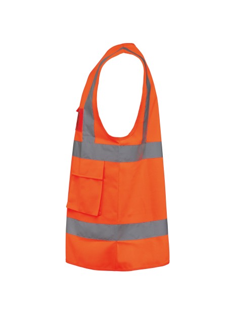 WK. DESIGNED TO WORK Gilet de sécurité haute visibilité recyclé avec zip unisexe /api/colors/90c20369-d143-4c05-8572-a2b0711d7da2 personnalisable