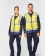 Fluo vestjes WK. DESIGNED TO WORK Gerecycled HI-VIS VEILIGHEIDSHESJE met rits voor bedrukking &amp; borduring