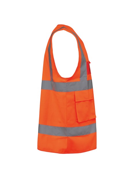 WK. DESIGNED TO WORK Gilet de sécurité haute visibilité recyclé avec zip unisexe /api/colors/90c20369-d143-4c05-8572-a2b0711d7da2 personnalisable