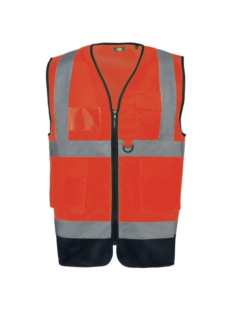 WK. DESIGNED TO WORK Gilet de sécurité haute visibilité recyclé avec zip unisexe /api/colors/280cf50f-5f1d-4b0c-aa02-2c4cd948b4a1 personnalisable