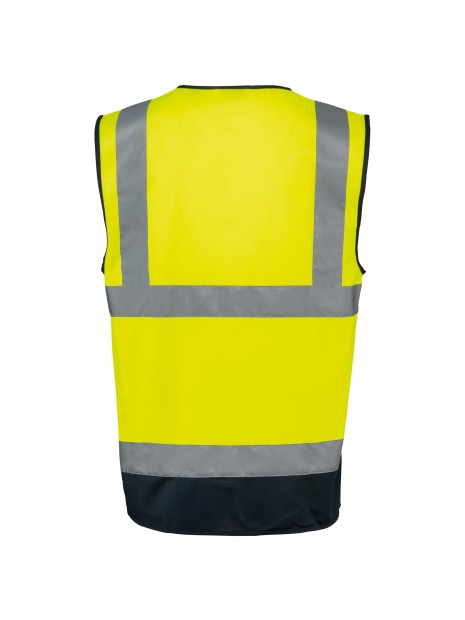 WK. DESIGNED TO WORK Gilet de sécurité haute visibilité recyclé avec zip unisexe /api/colors/6533ef2a-e10a-4578-bbf8-4f6883629883 personnalisable